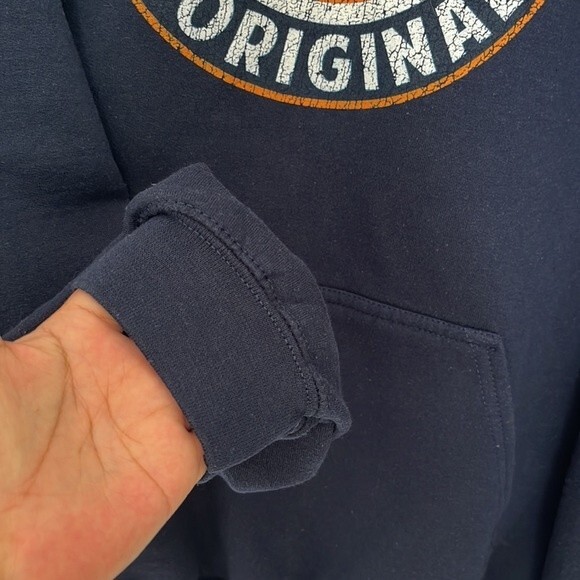 Bush Gardens Unisex Large Hoodie Blue white - Picture 5 of 9